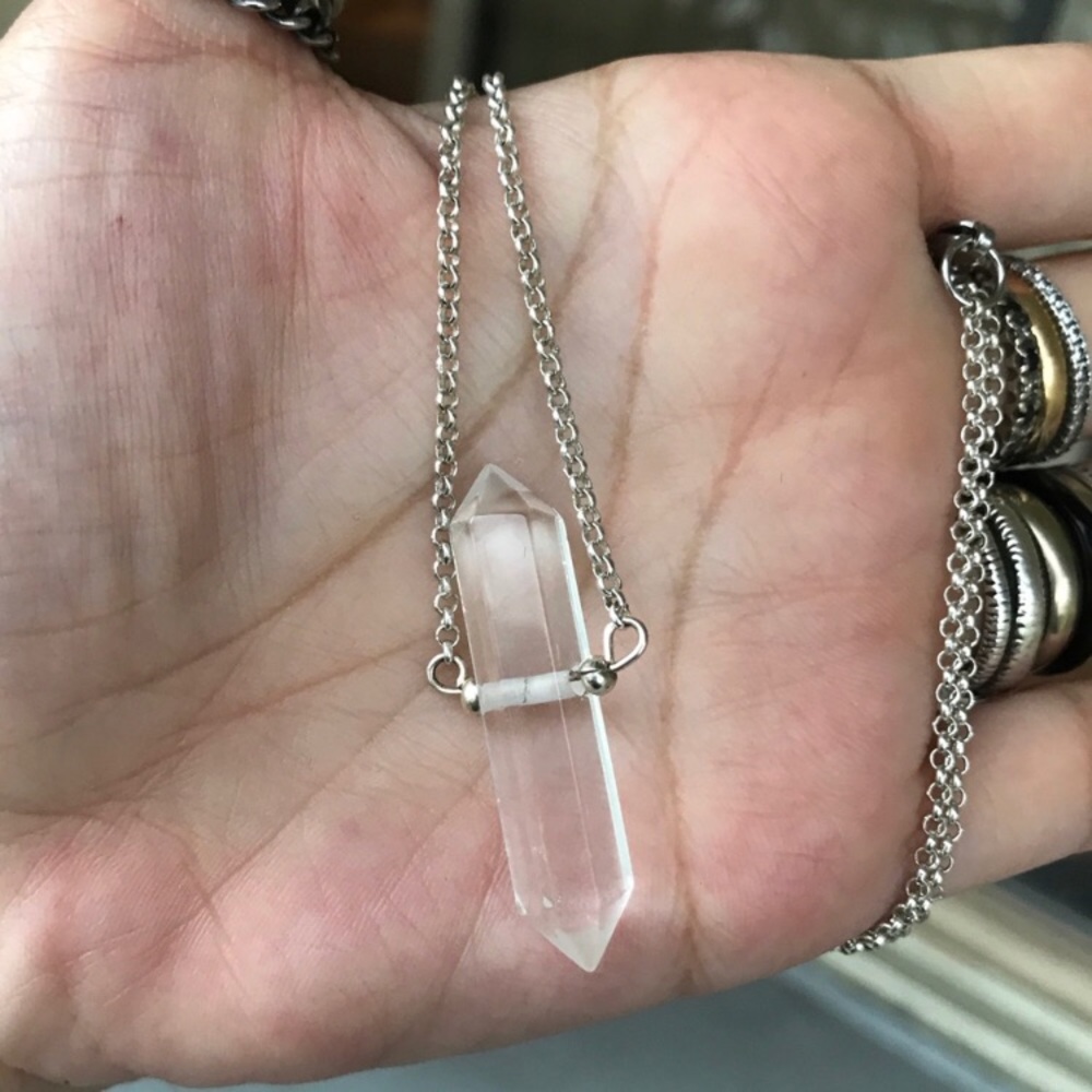 Genuine double point healing crystal quartz - Picture 5 of 7